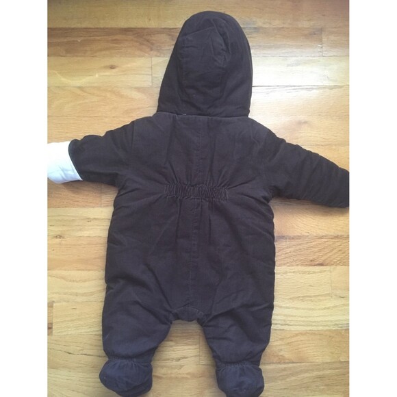 Threads 0-3M brown snowsuit bunting - Picture 7 of 8